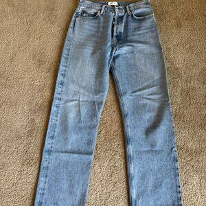 AGOLDE Wide-Leg Jeans Medium Wash – Size 28